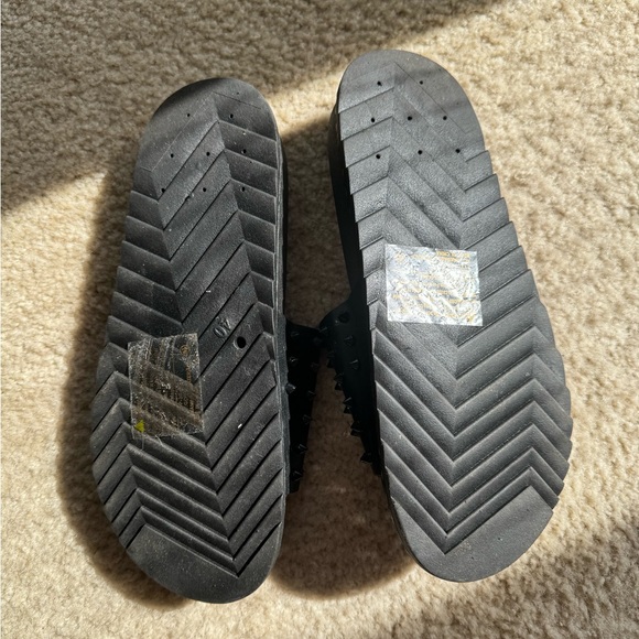 NEW Forever Goth Womens Comfort Studded Strappy Slide Platform Sandals - Picture 2 of 6